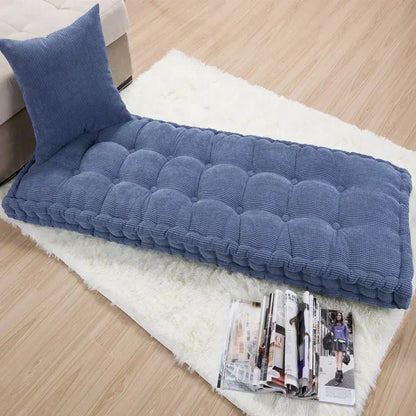 Thick Seat Pad for Rectangular Bench Cushion – Blue