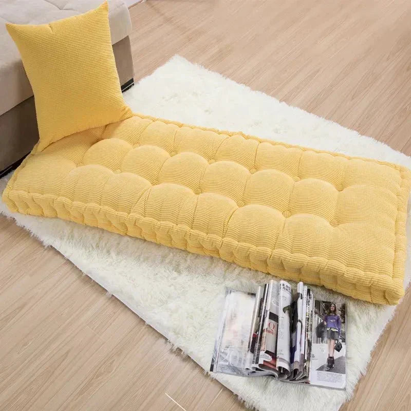 Thick Seat Pad for Rectangular Bench Cushion – Yellow