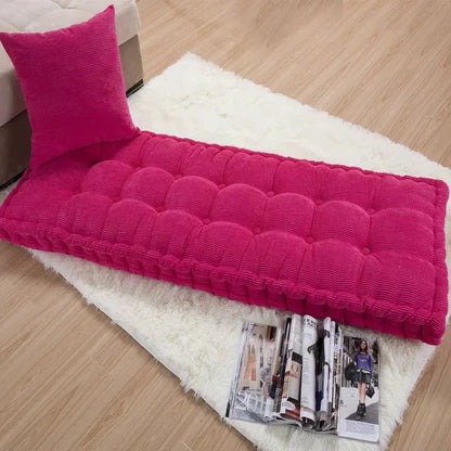 Thick Seat Pad for Rectangular Bench Cushion – Dark Pink