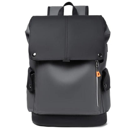 25L Water-Resistant Laptop Backpack with USB Port and Multiple Pockets – Dark Grey