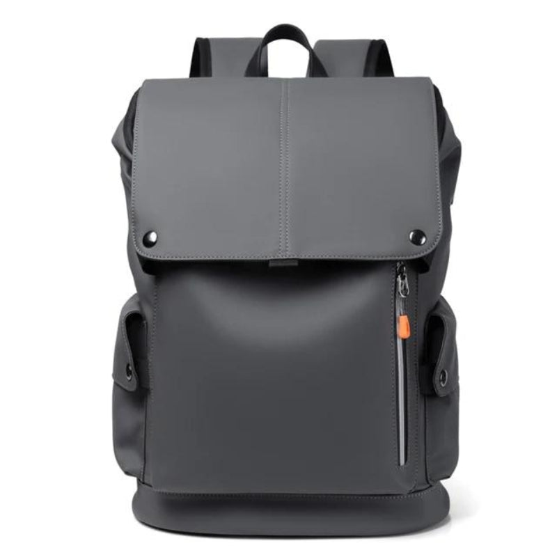 25L Water-Resistant Laptop Backpack with USB Port and Multiple Pockets – Grey