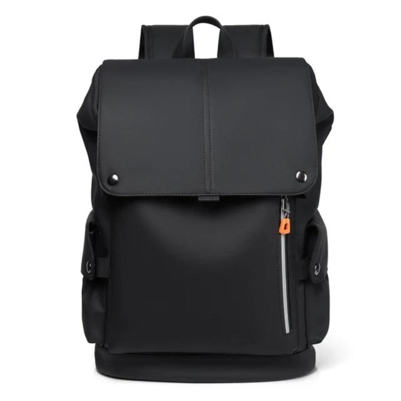 25L Water-Resistant Laptop Backpack with USB Port and Multiple Pockets – Black