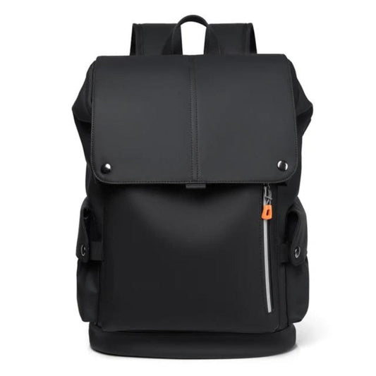 25L Water-Resistant Laptop Backpack with USB Port and Multiple Pockets – Black