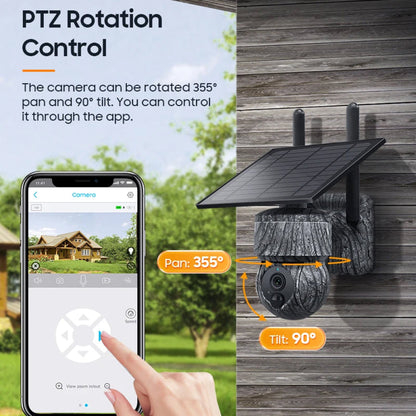 4G Solar Outdoor Wildlife and Security Camera