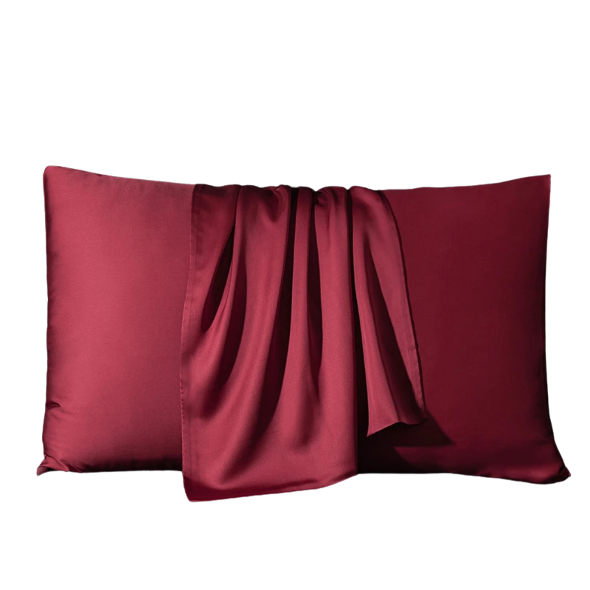 Silk Pillowcase Made from Mulberry for Hair and Skin Care – Wine Red