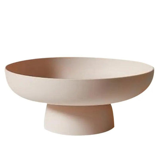 Retro-Inspired Serving Bowl – Versatile and Chic Dining Dish – Salmon pink