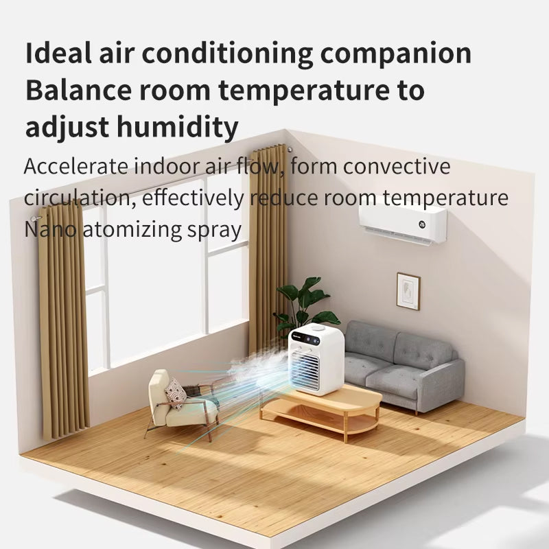 Portable Nano Ice Mist Cooling Fan for Personal Use