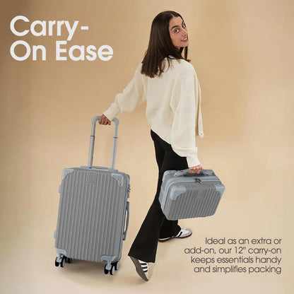 Durable 28" Travel Suitcase with Smooth-Gliding Wheels & Security Lock